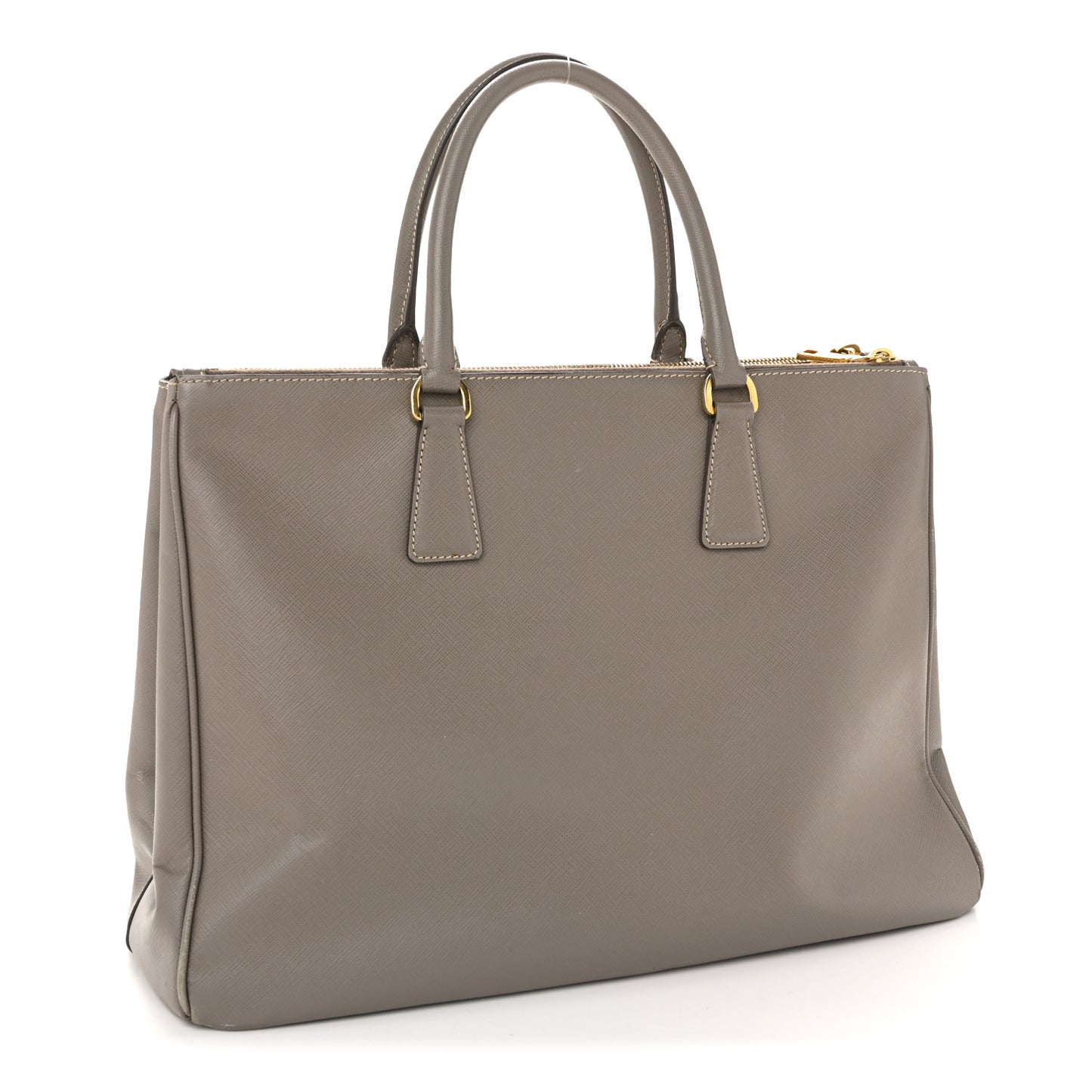 Saffiano Large Galleria Double Zip Tote  Argilla