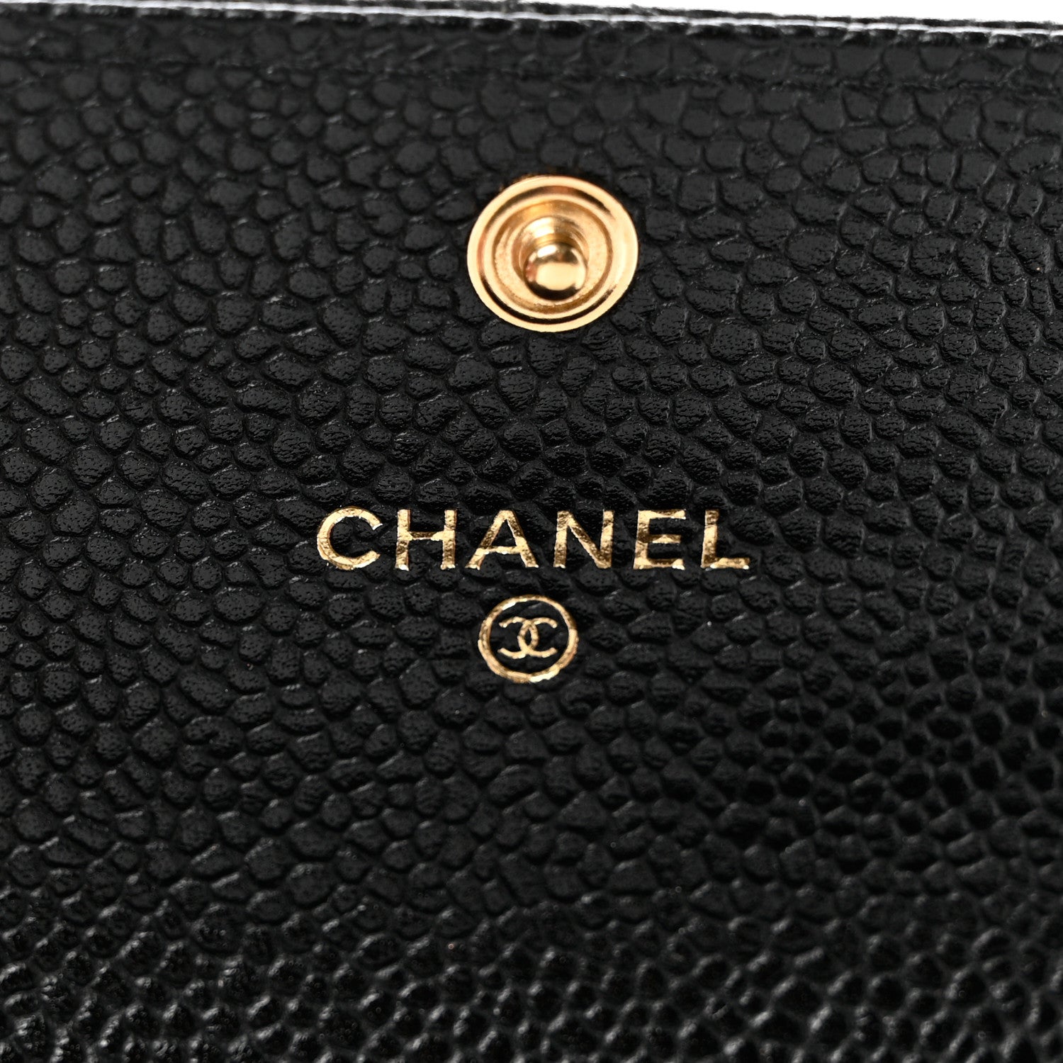 Chanel Caviar Quilted Flap Card Holder Black 7 of 8