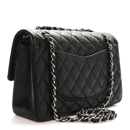 Chanel Lambskin Quilted Medium Double Flap Black 3 of 11