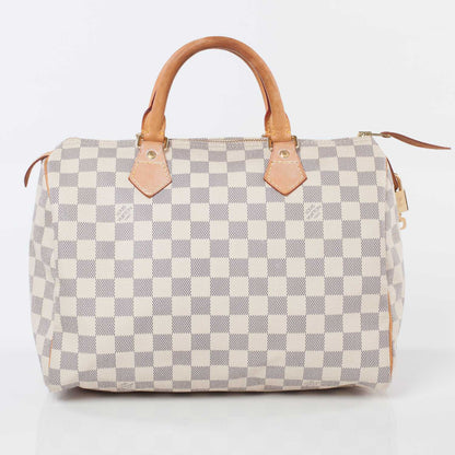 Louis Vuitton Damier Azur Speedy 30 8 of 8