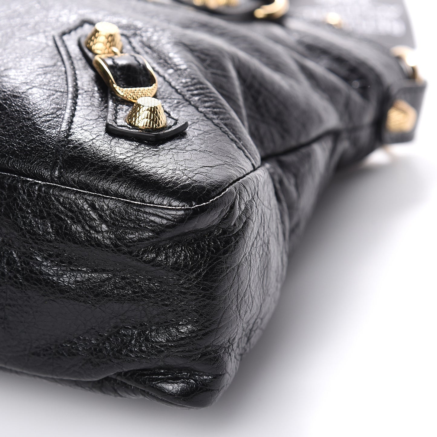 Agneau Giant 12 Gold Hardware Town Black