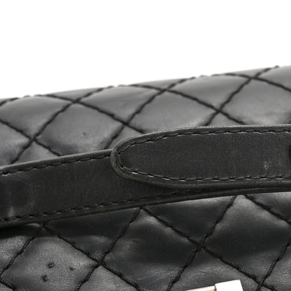 Chanel Calfskin Quilted Double Stitch New Medium Boy Flap Black 12 of 14