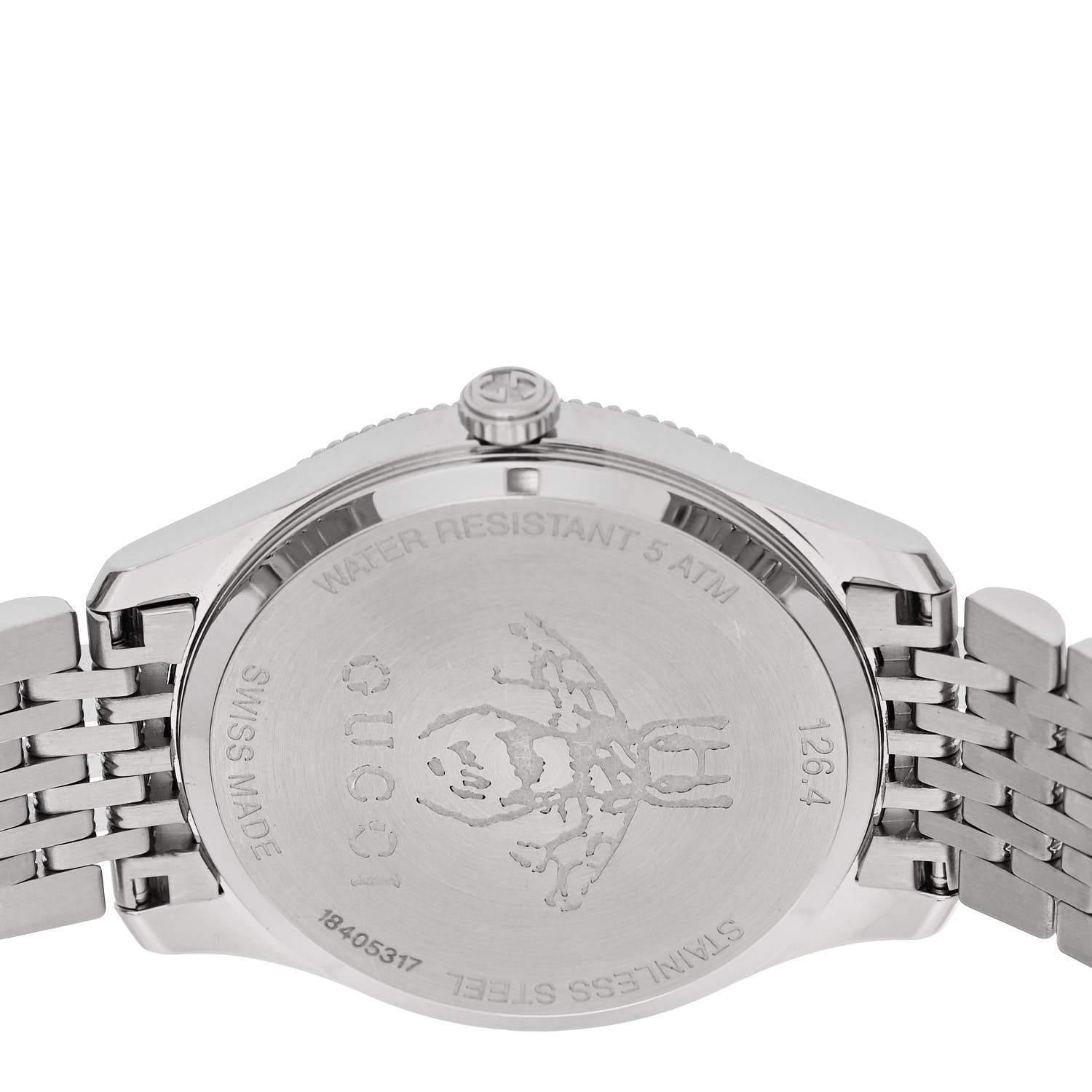 Gucci Stainless Steel 36mm G-Timeless Bee Quartz Watch 4 of 4