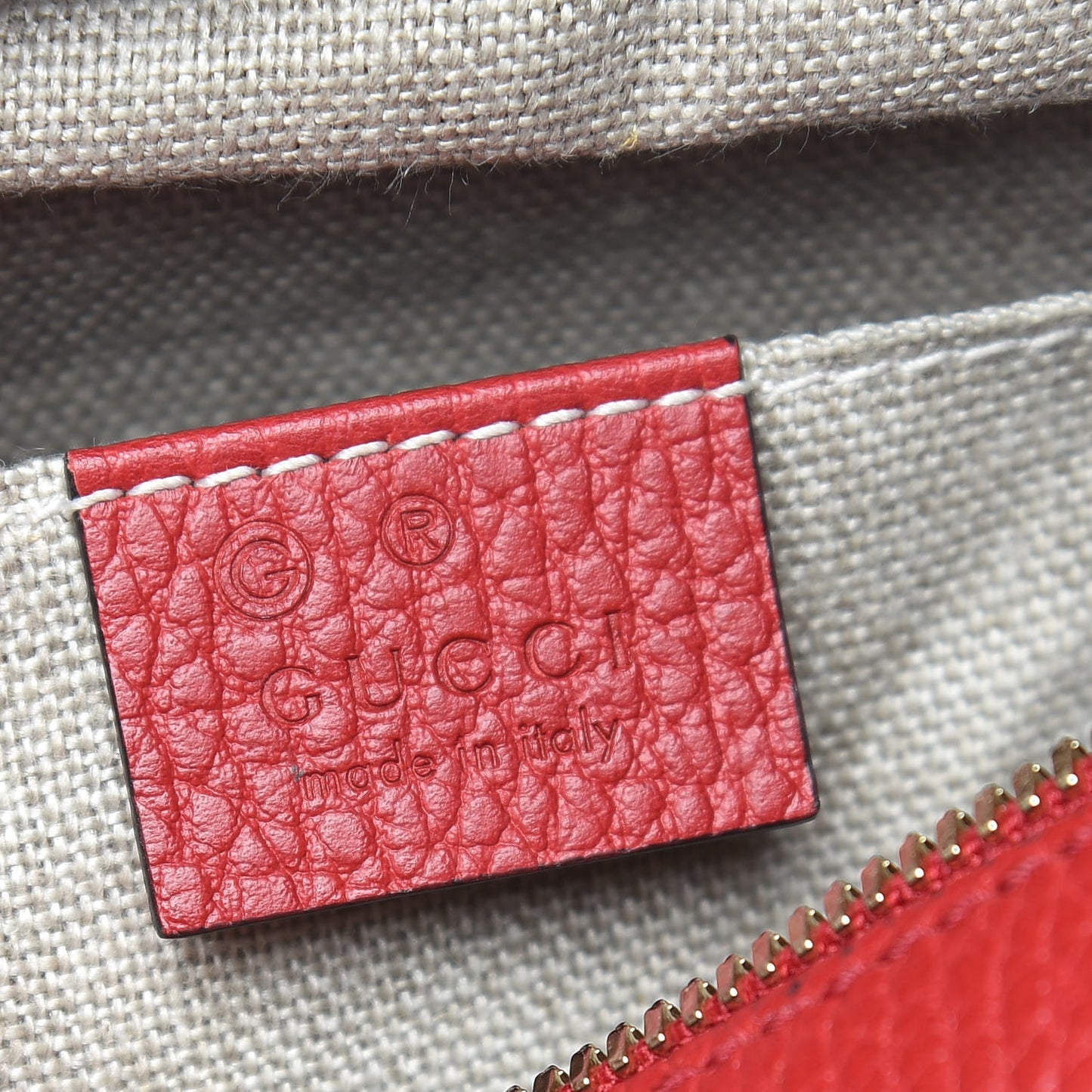 Monogram Mini Bree Messenger Bag Red