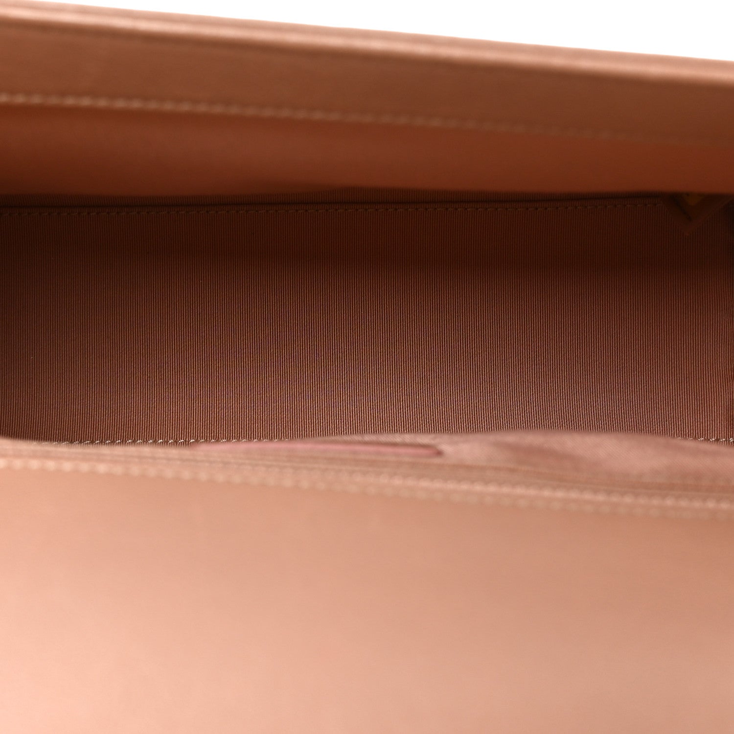 Chanel Grained Calfskin Quilted Large Label Click Flap Bag Beige 5 of 10