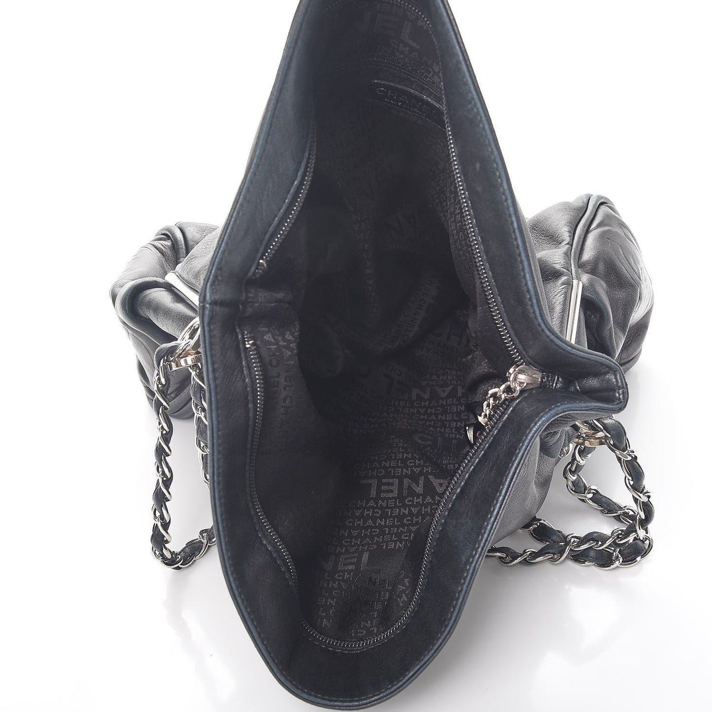Lambskin Large Ultimate Soft Tote Black