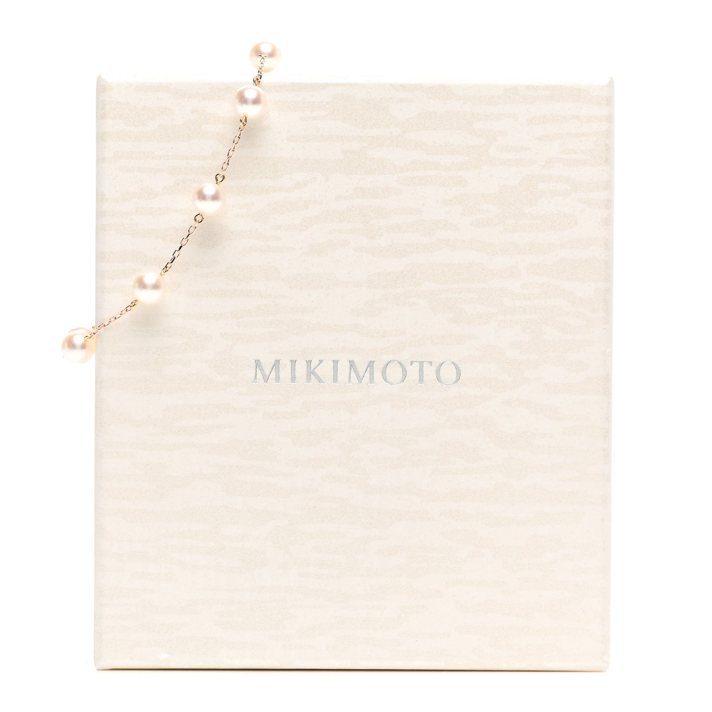 18K Rose Yellow Gold Akoya Pearl 6-6.5mm Station Bracelet