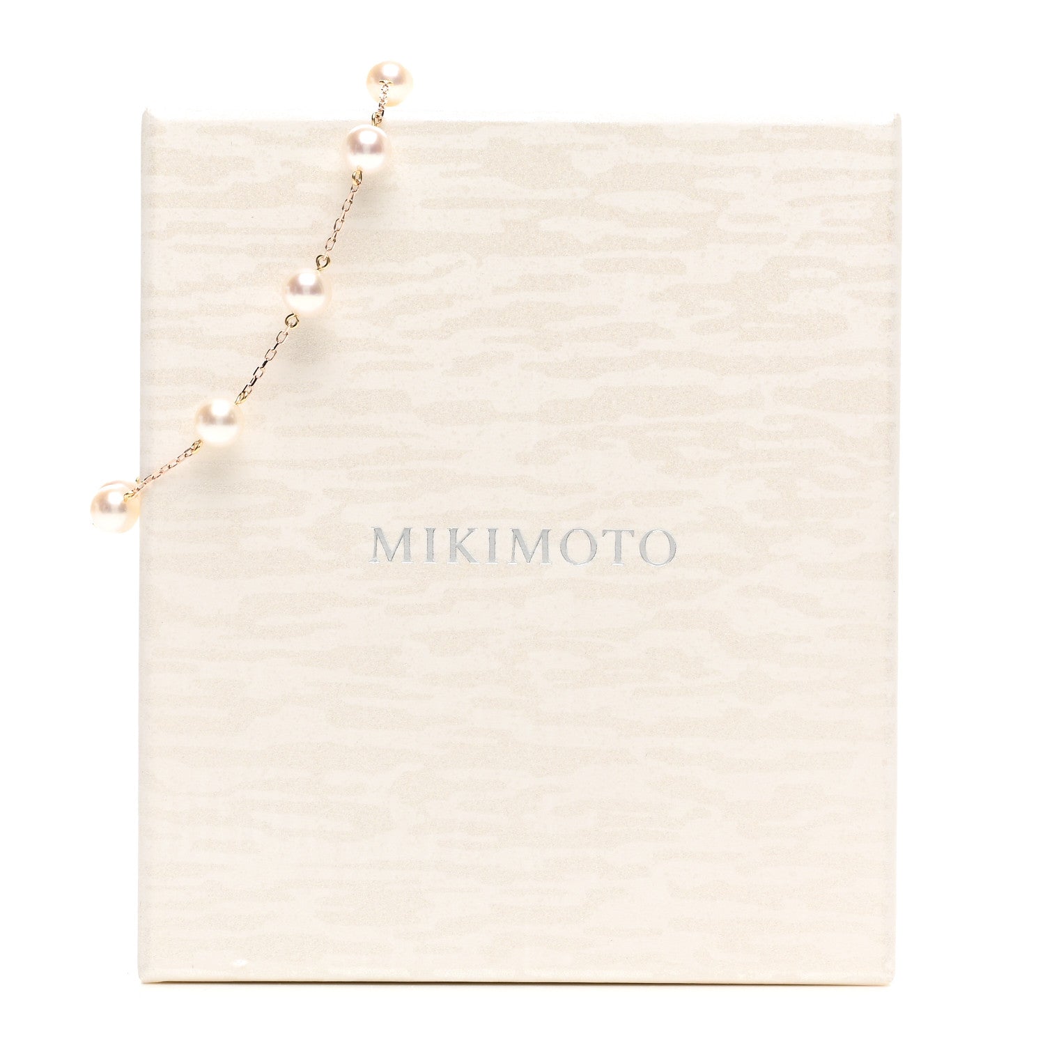 Mikimoto 18K Rose Yellow Gold Akoya Pearl 6-6.5mm Station Bracelet 4 of 4