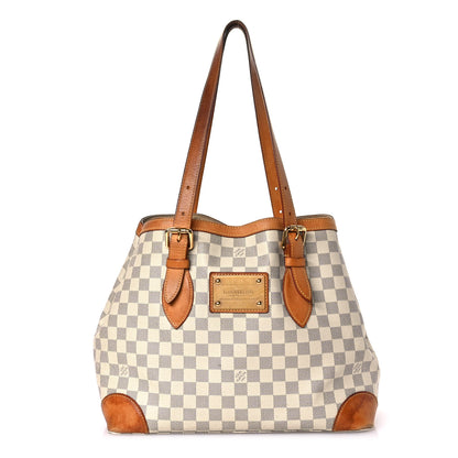 Louis Vuitton Damier Azur Hampstead MM 1 of 11