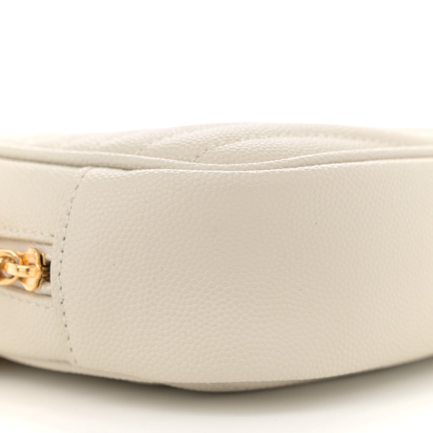 Grain De Poudre Matelasse Monogram Mini Lou Camera Bag Crema Soft