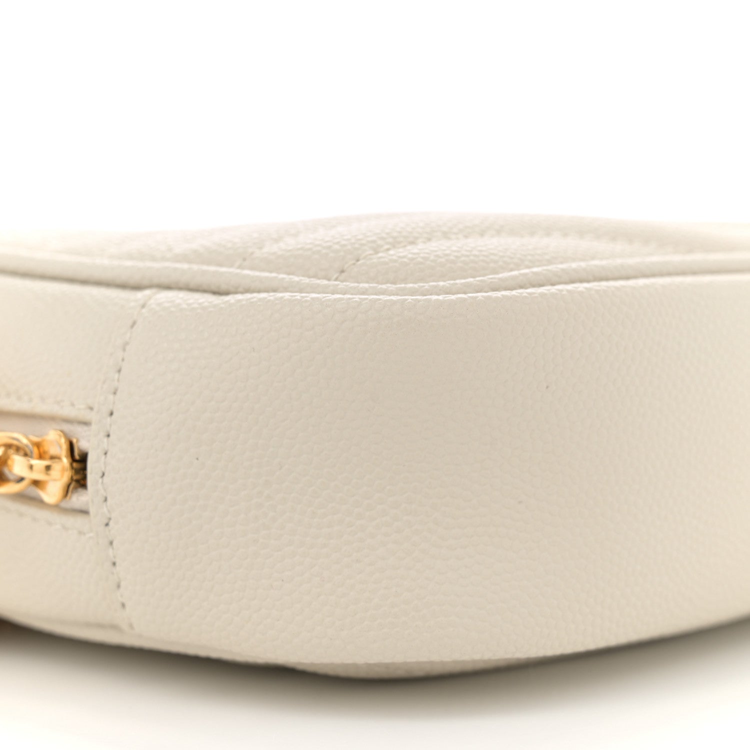 Saint Laurent Grain De Poudre Matelasse Monogram Mini Lou Camera Bag Crema Soft 9 of 12