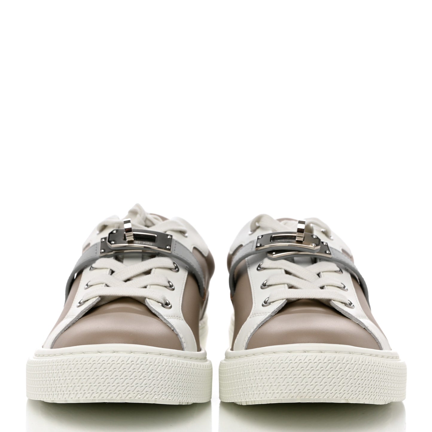 Calfskin Day Sneakers 36 Multicolor White