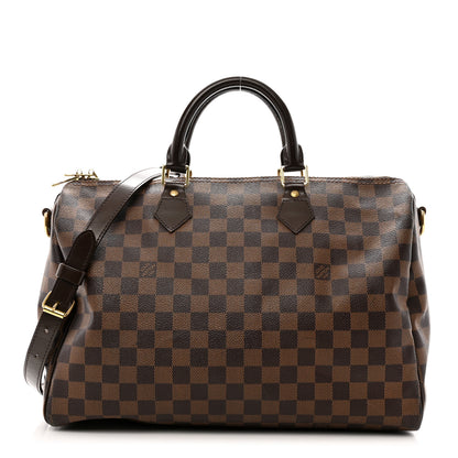 Louis Vuitton Damier Ebene Speedy Bandouliere 35 1 of 13