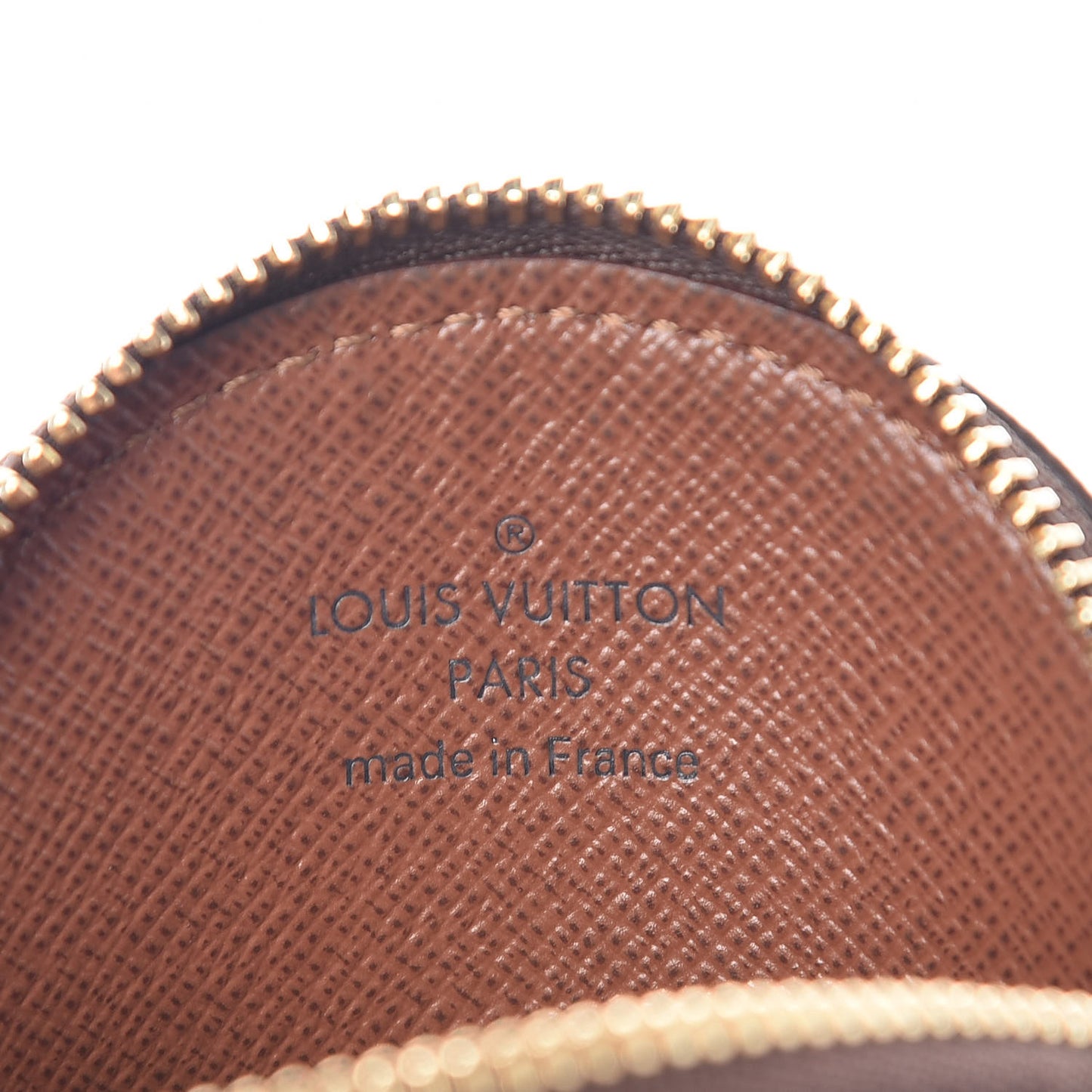 Monogram Round Coin Purse