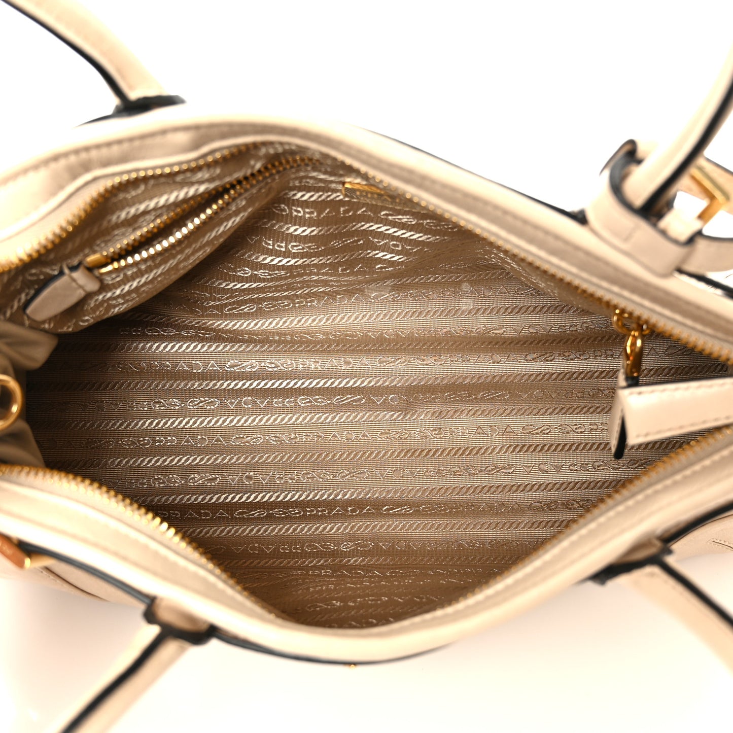 Glossy Calfskin Triangle Medium Bonnie Shoulder Bag Travertine