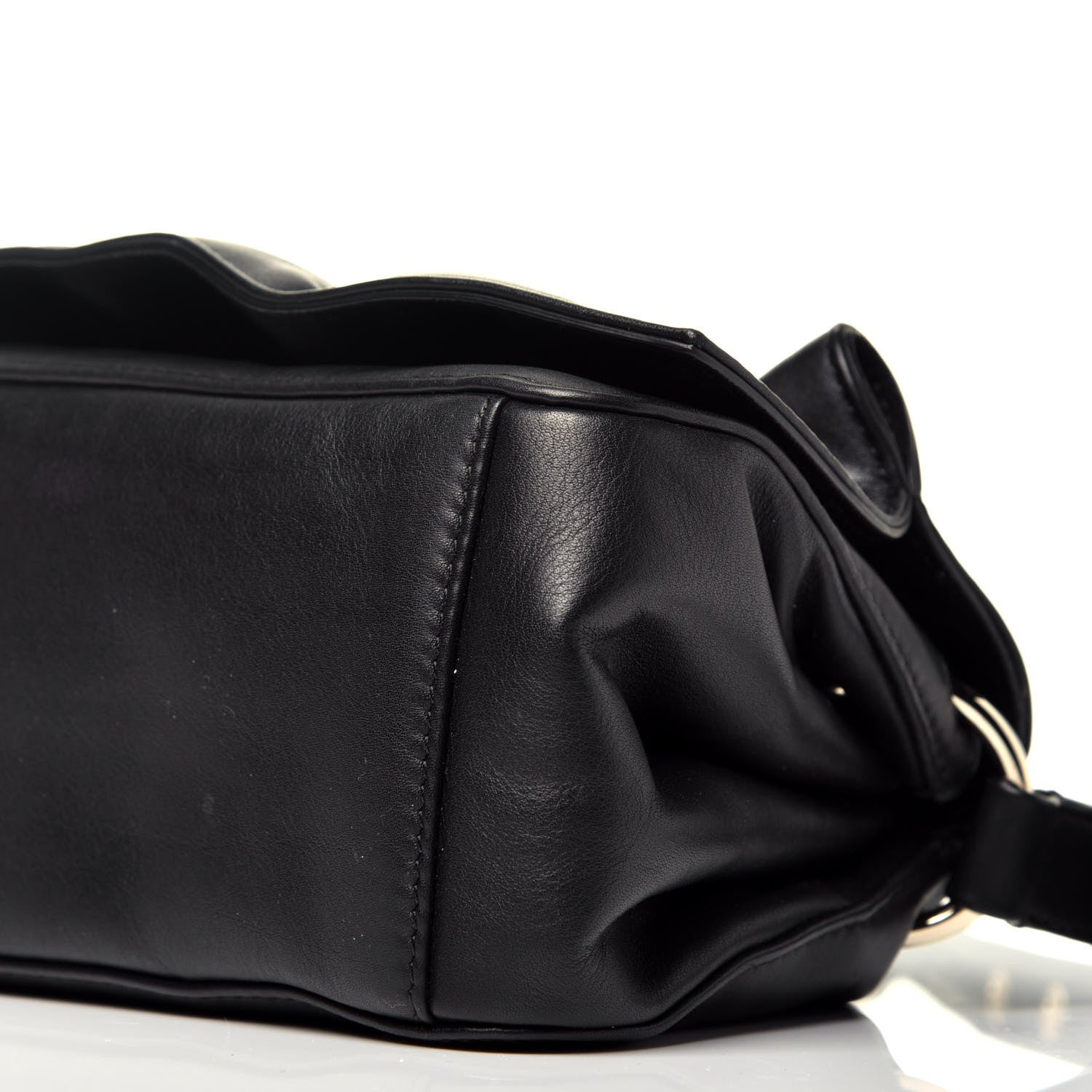 Valentino Garavani Smooth Calfskin Mini Bloomy Crossbody Bag Black 9 of 10