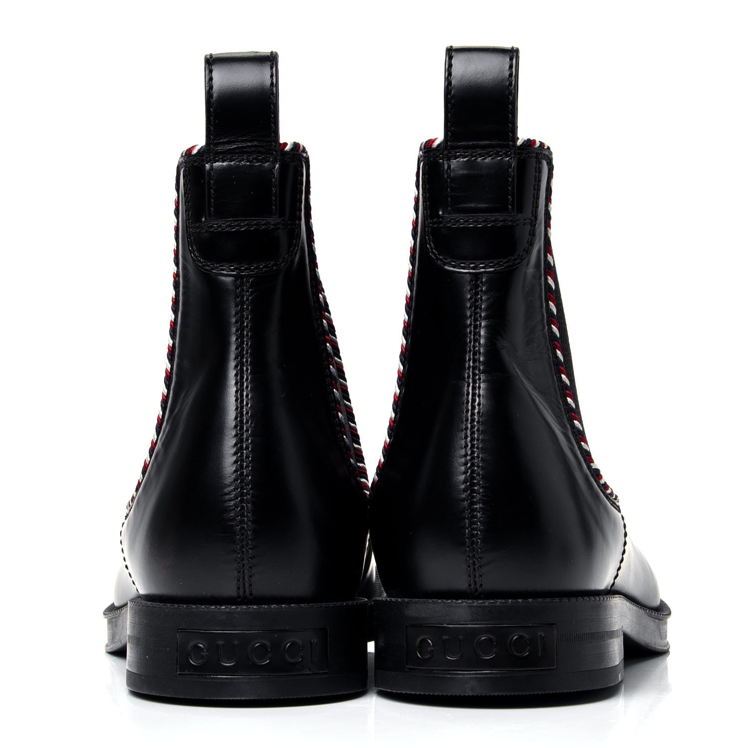 Gucci Calfskin Mens Beyond Chelsea Ankle Boots 8 Black 5 of 10