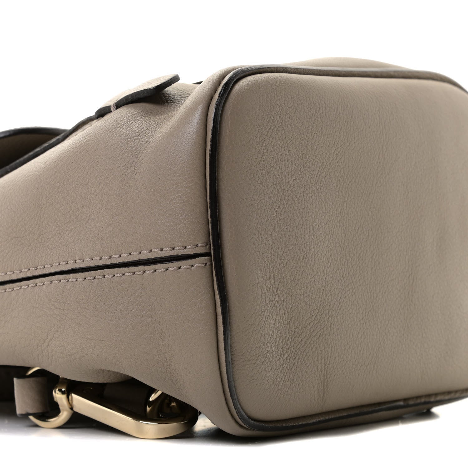 Chloe Suede Calfskin Mini Faye Backpack Motty Grey 7 of 10