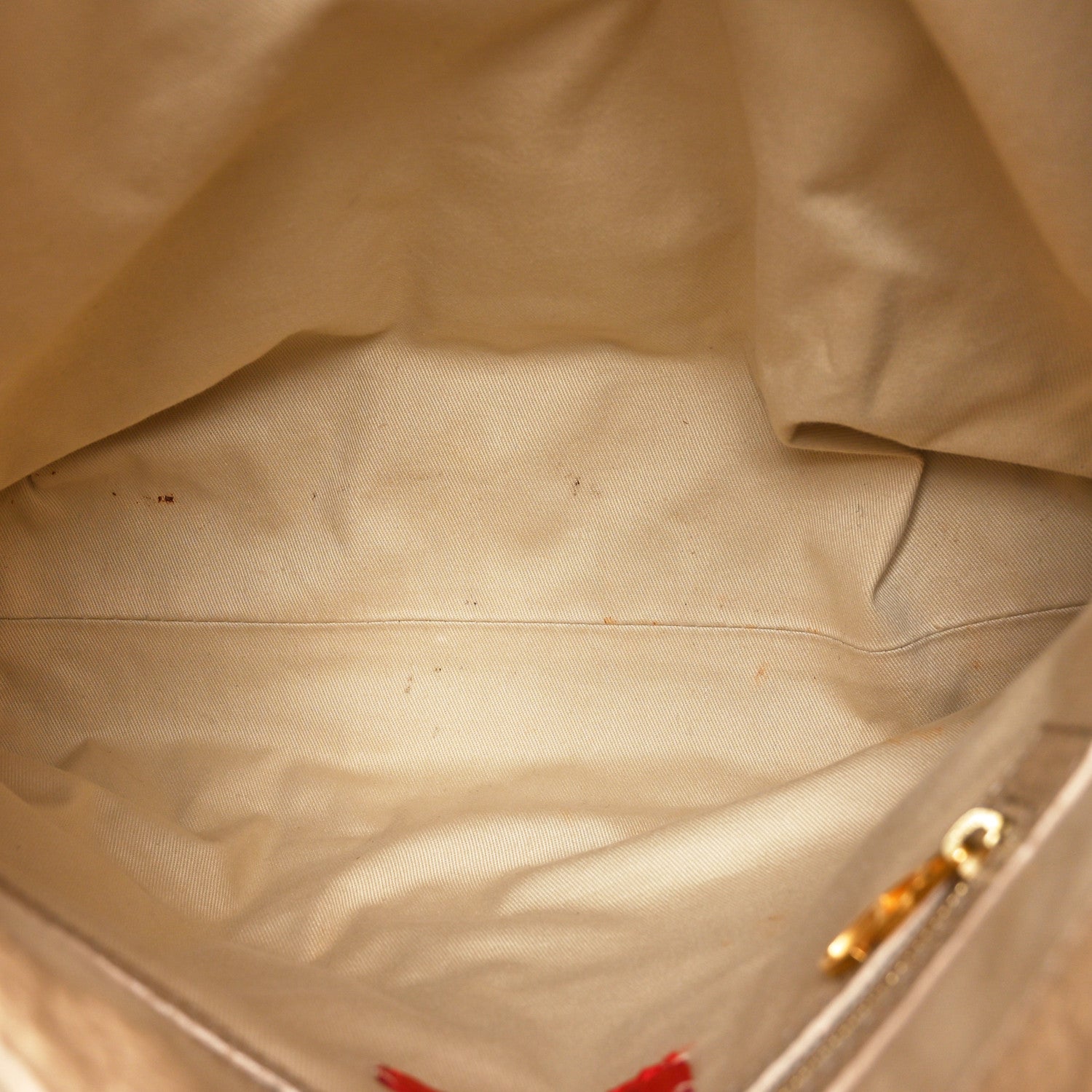 Valentino Garavani Lambskin Pleated Studded Maizeon Tote Beige 5 of 12