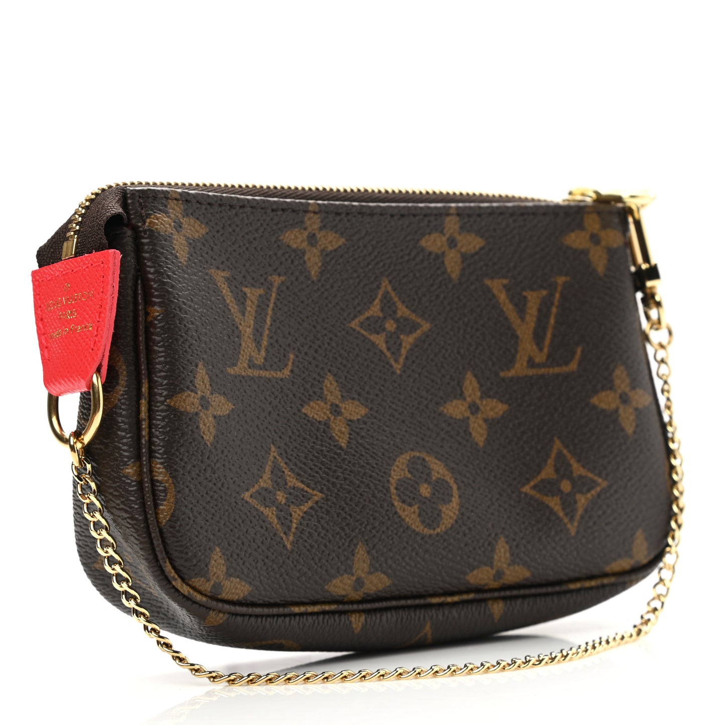 Monogram 2021 Christmas Animation London Mini Pochette Accessories Red