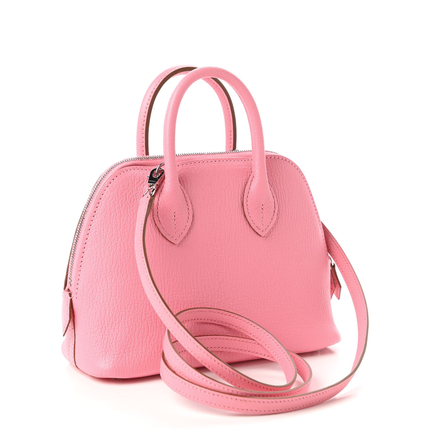Hermes Chevre Mysore Mini 1923 Bolide Rose Confetti 3 of 11