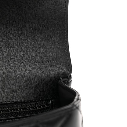 Chanel Lambskin Enamel Quilted Mini Flap Black 12 of 13