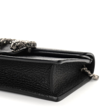 Gucci Calfskin Super Mini Dionysus Shoulder Bag Black 9 of 9
