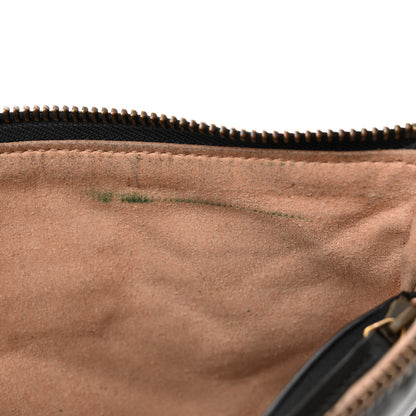 Gucci Calfskin Matelasse Mini GG Marmont Chain Bag Black 12 of 13