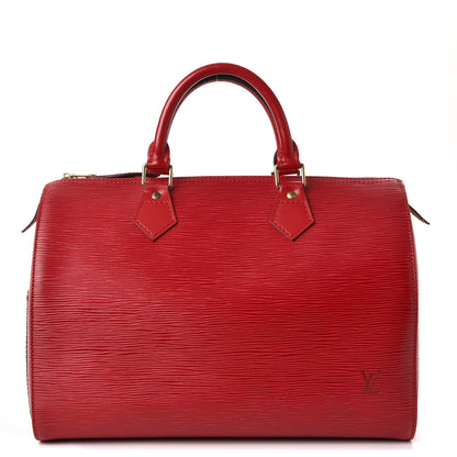 Louis Vuitton Epi Speedy 30 Rouge 1 of 11