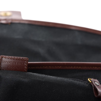 Burberry Haymarket Check Buckle Shoulder Bag Chocolate 11 of 12