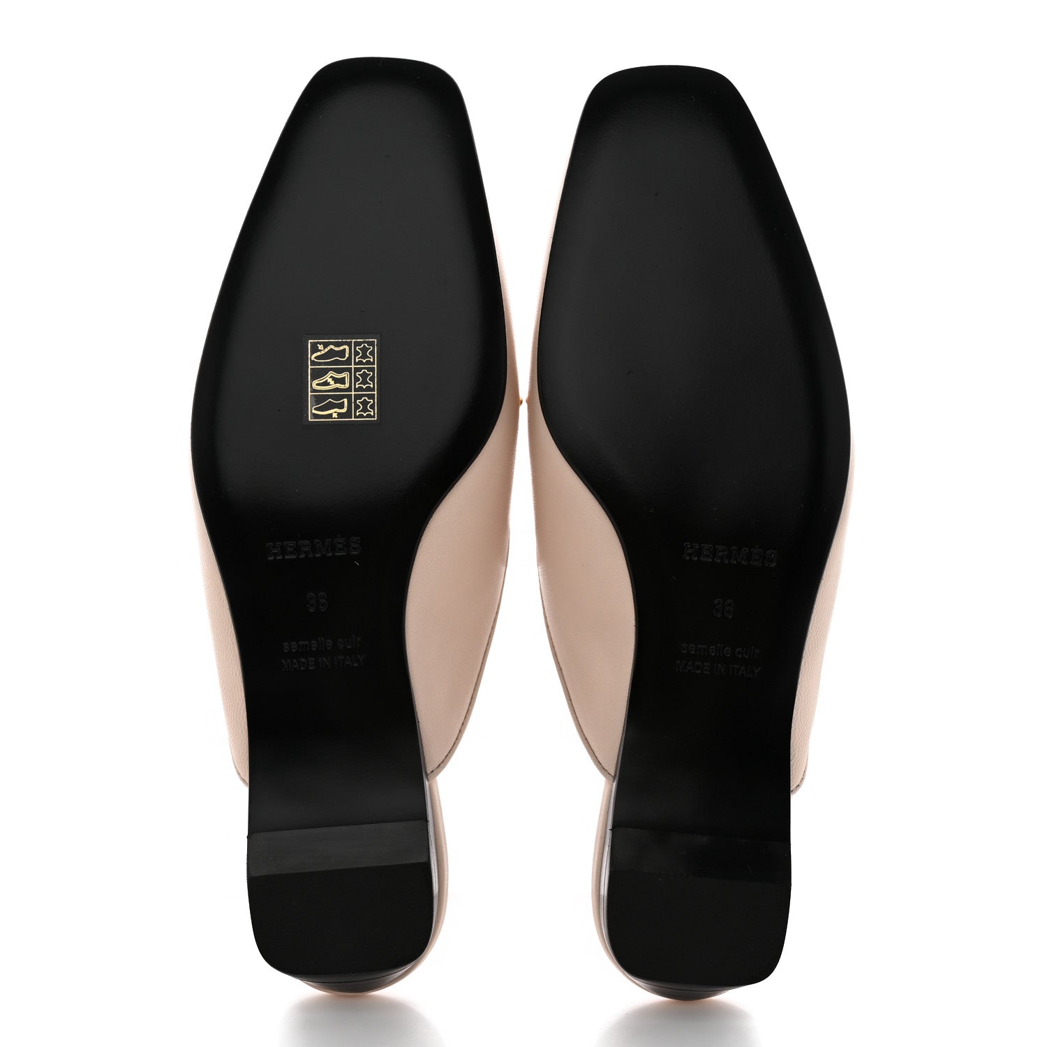 Hermes Chevre Esmee Mules 36 Blanc Poros 5 of 12