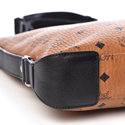 MCM Visetos Crossbody Messenger Cognac 8 of 10