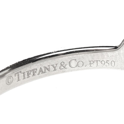 Tiffany Platinum Diamond Hearts Ring 52 6 5 of 5