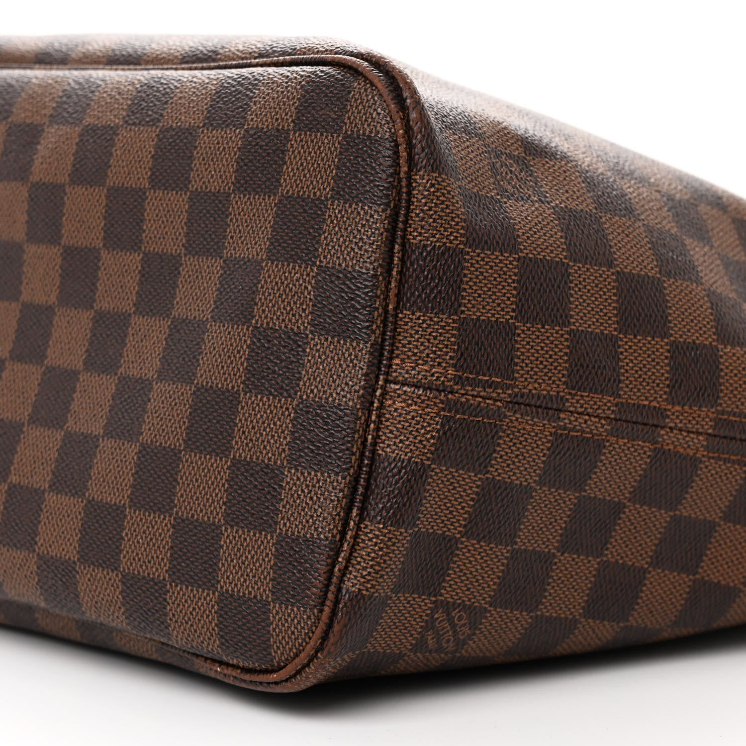 Louis Vuitton Damier Ebene Neo Neverfull MM  Rose Ballerine 10 of 13