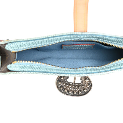 Louis Vuitton Monogram Lizard Embellished Les Extraordinaires Clutch 5 of 15