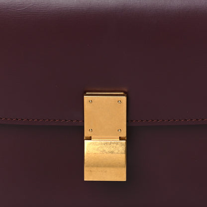 Celine Box Calfskin Teen Classic Box Flap Bag Burgundy 8 of 11