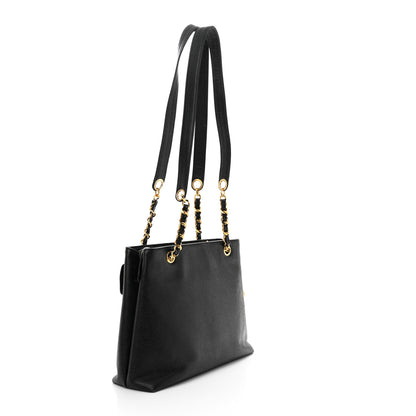 Chanel Caviar CC Shopper Tote Black 3 of 14