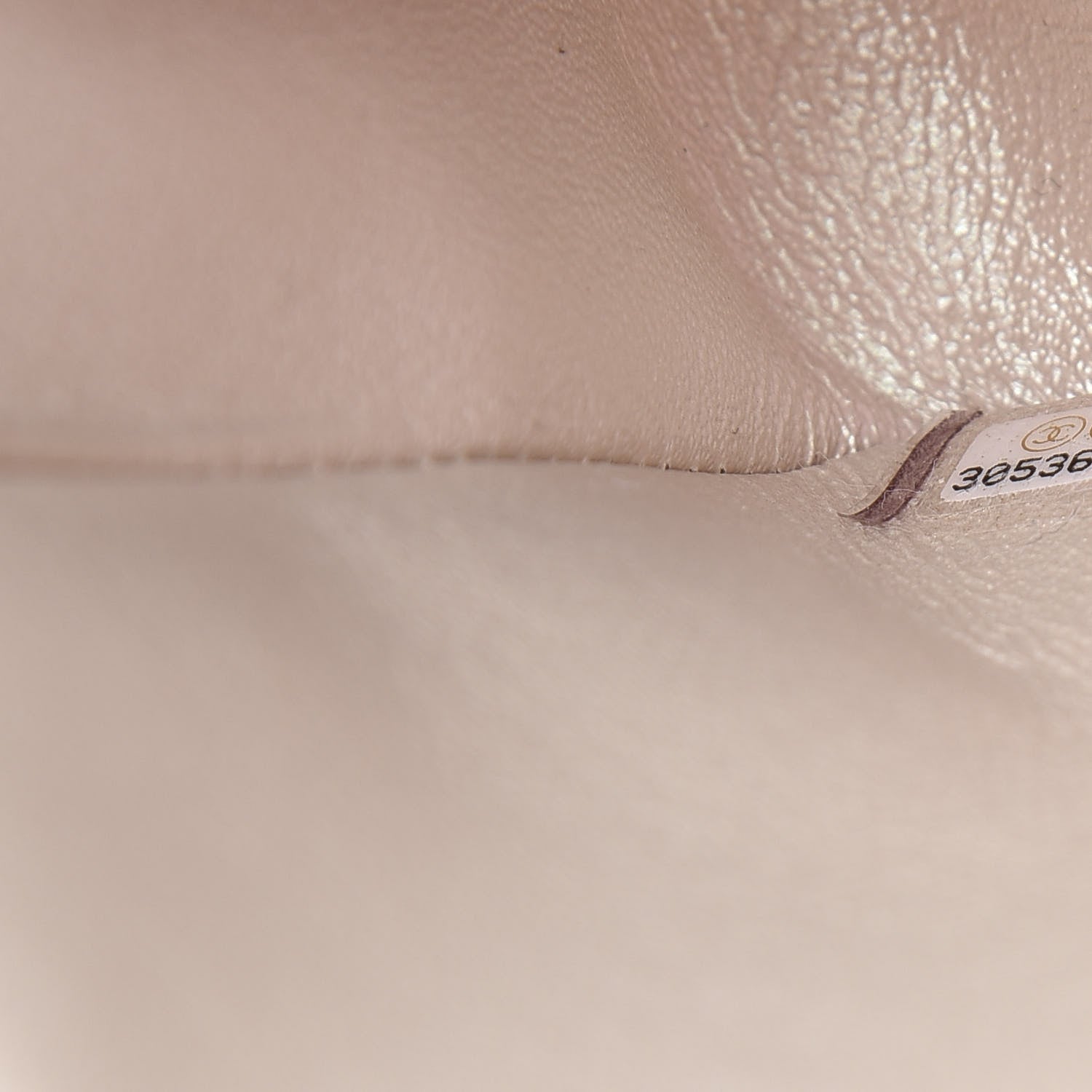 Chanel Iridescent Lambskin Quilted Medium Double Flap Ivory 8 of 11