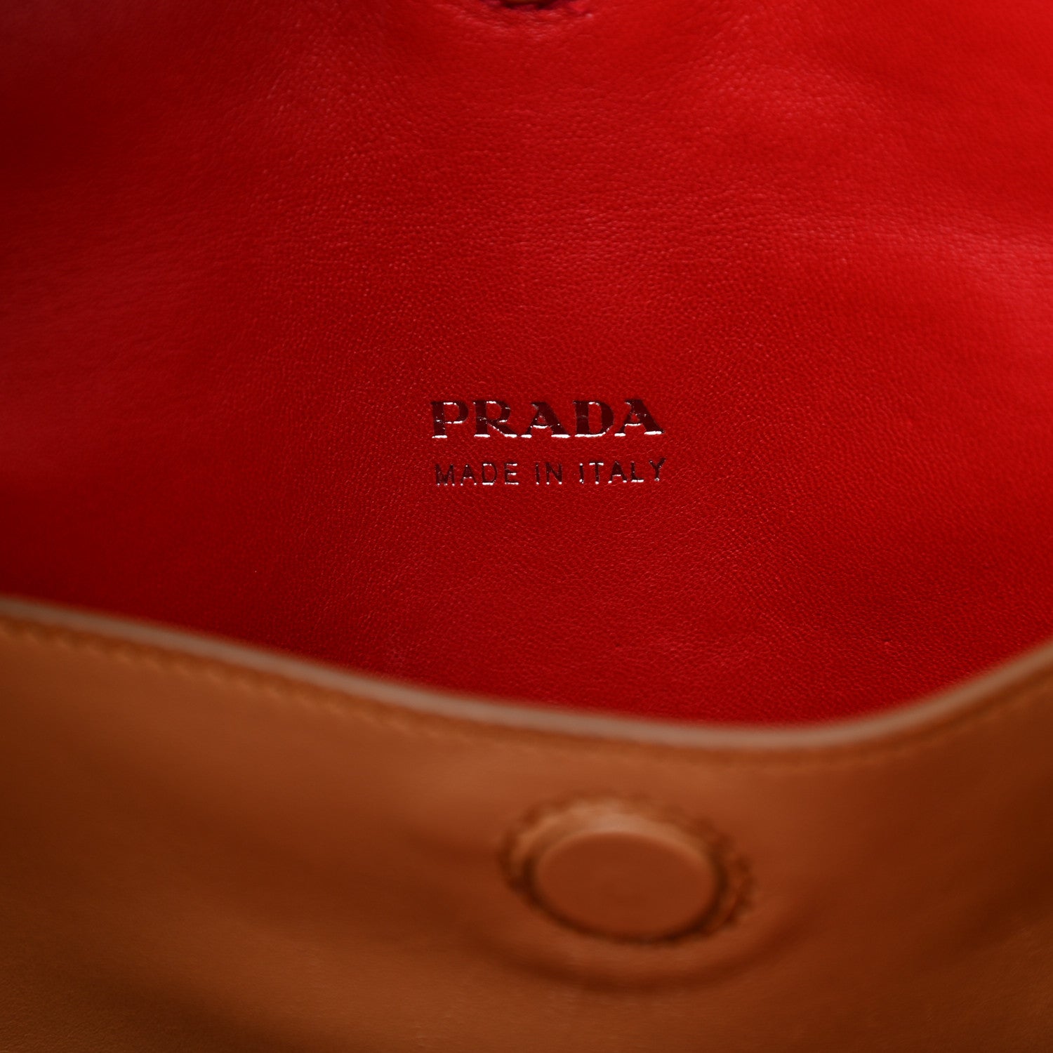 Prada City Calfskin Twin Tote Caramel 6 of 11