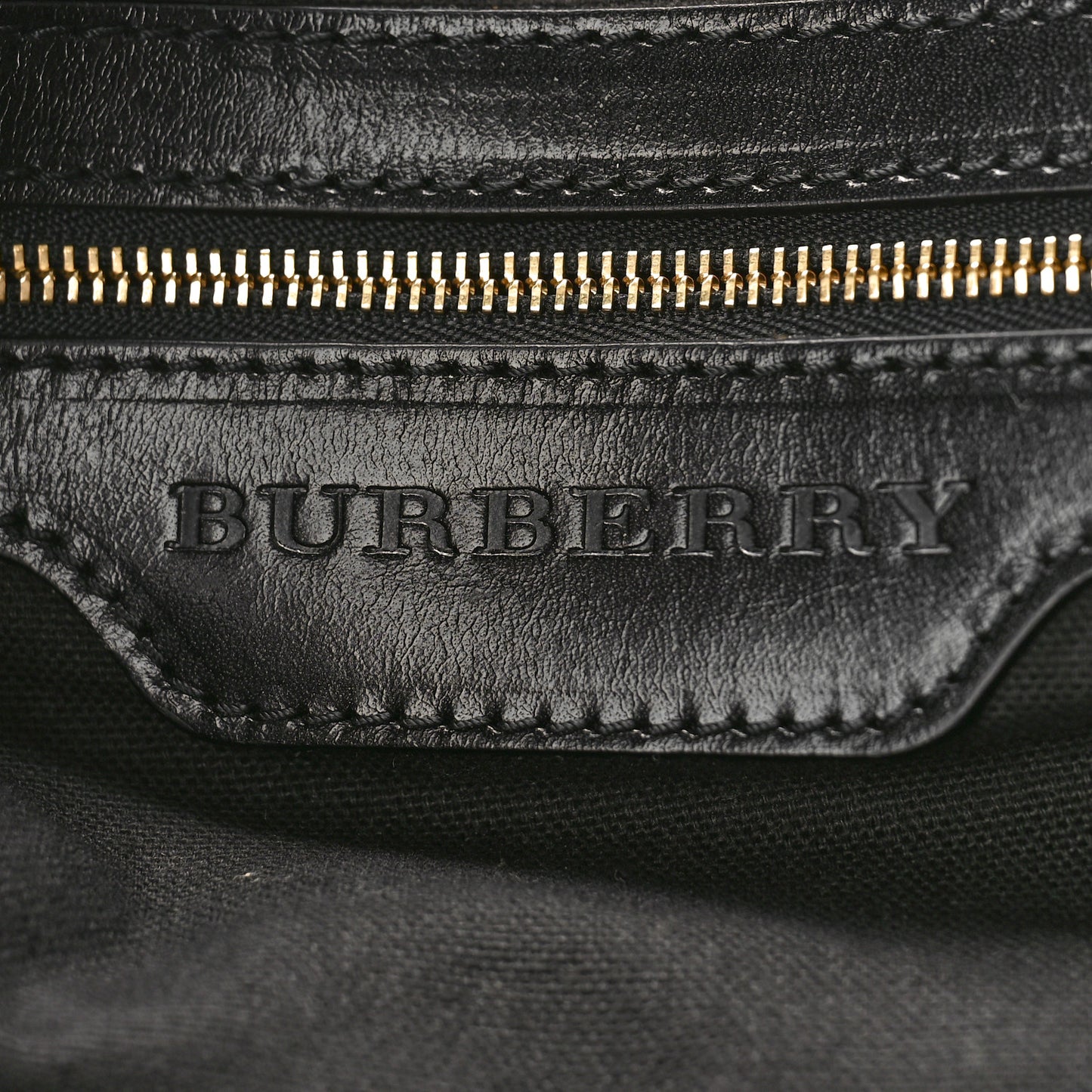 House Check Bridle Calfskin Medium Gosford Hobo Black