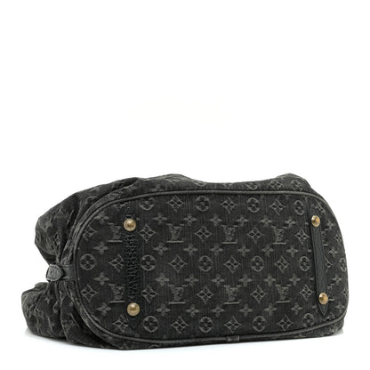 Louis Vuitton Denim Mahina XL Black 4 of 14