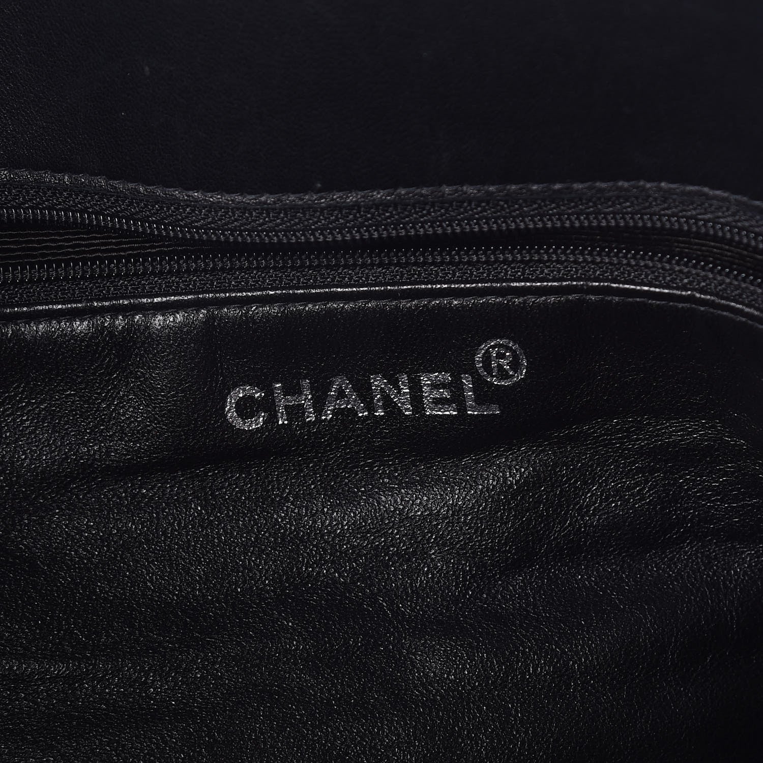 Chanel Lambskin Diamond Embossed Tote Black 6 of 11