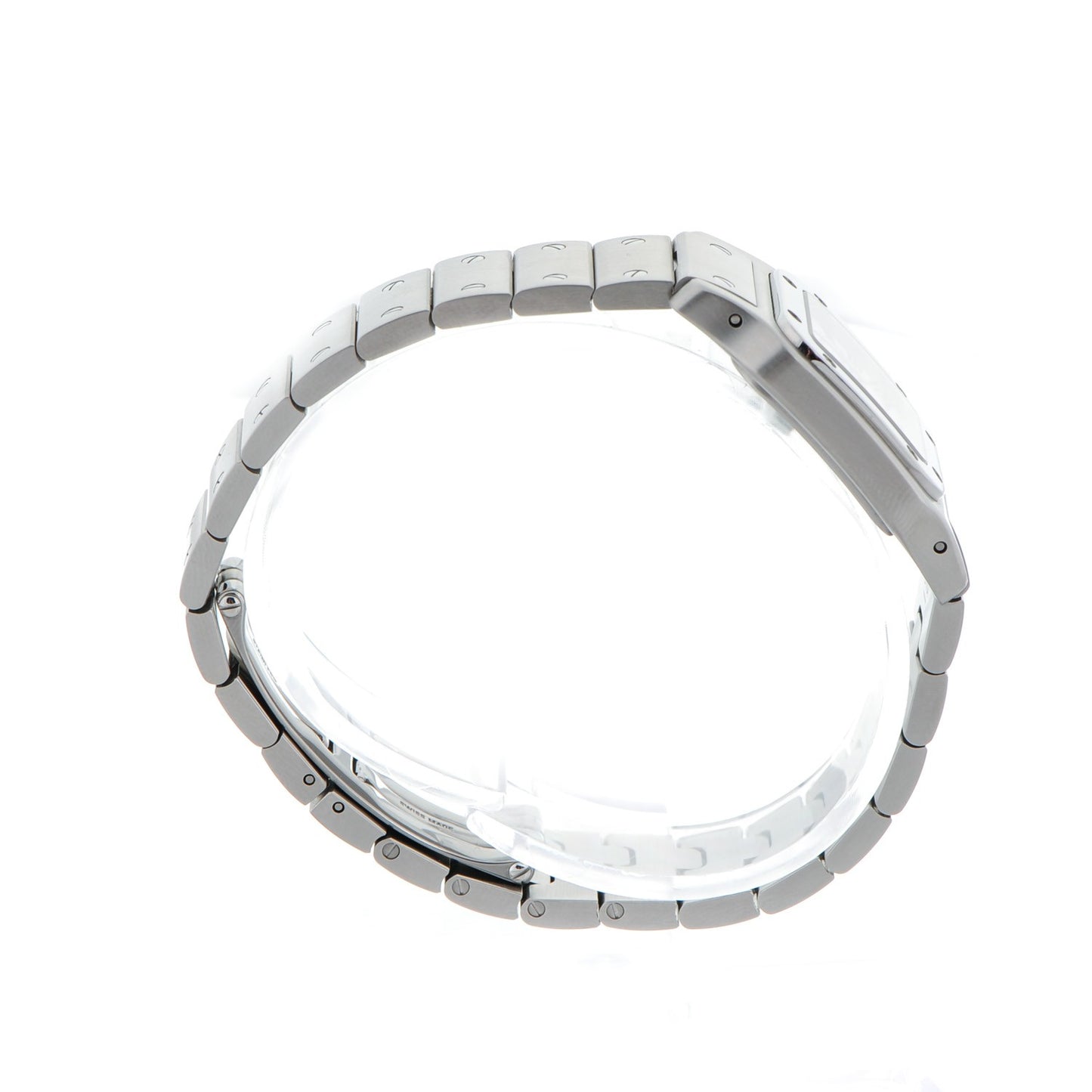 Stainless Steel 24mm Santos de Galbee Quartz Watch