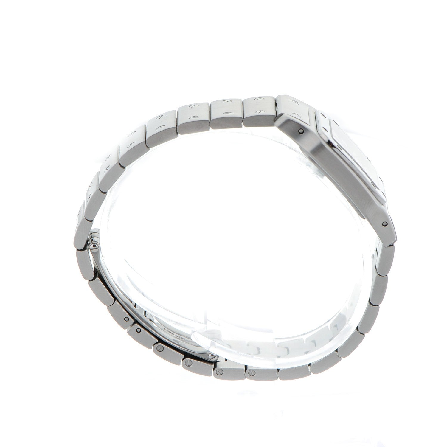 Cartier Stainless Steel 24mm Santos de Galbee Quartz Watch 5 of 8
