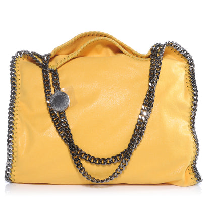 Stella McCartney Faux Leather Shaggy Deer Small Falabella Yellow 1 of 7