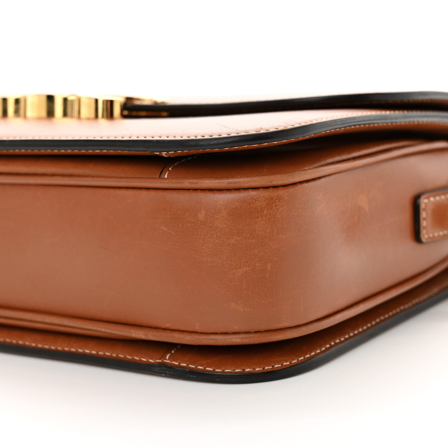 Natural Calfskin Medium Triomphe Tan
