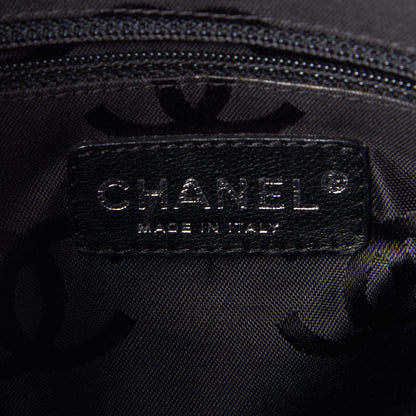 Chanel Calfskin Quilted Medium Cambon Tote Pink Black 8 of 10
