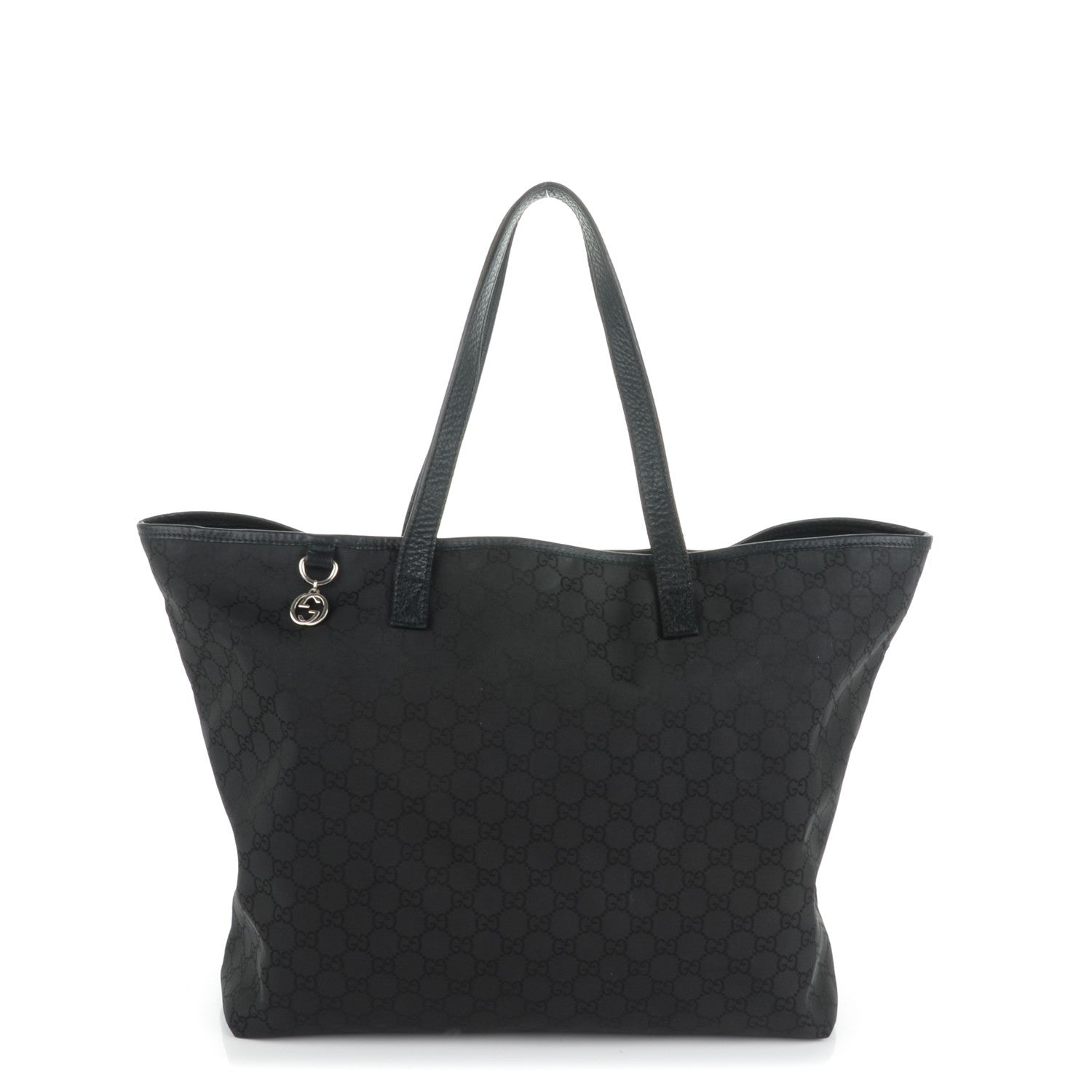 Gucci Nylon Monogram Large Tote Black 1 of 10