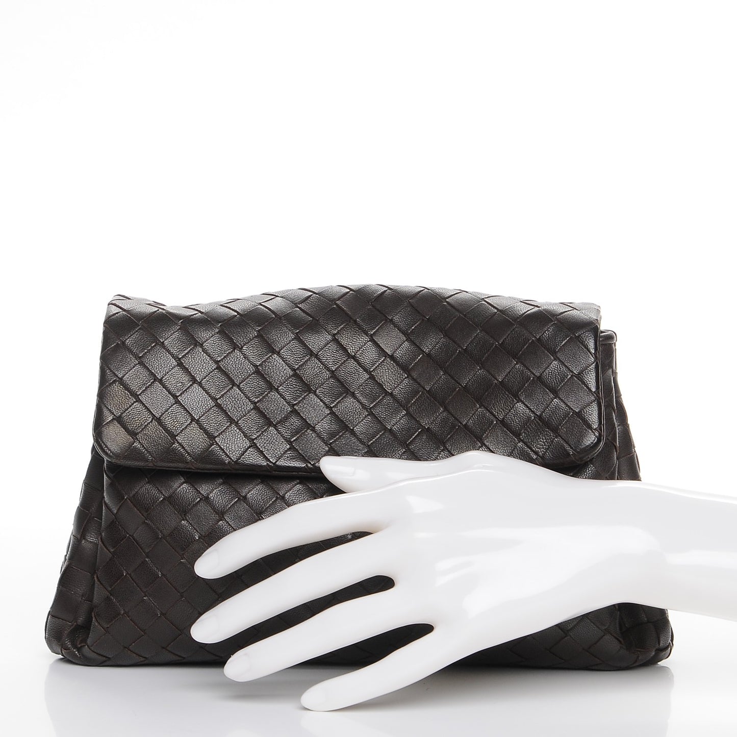 Nappa Intrecciato Cosmetic Case Ebano