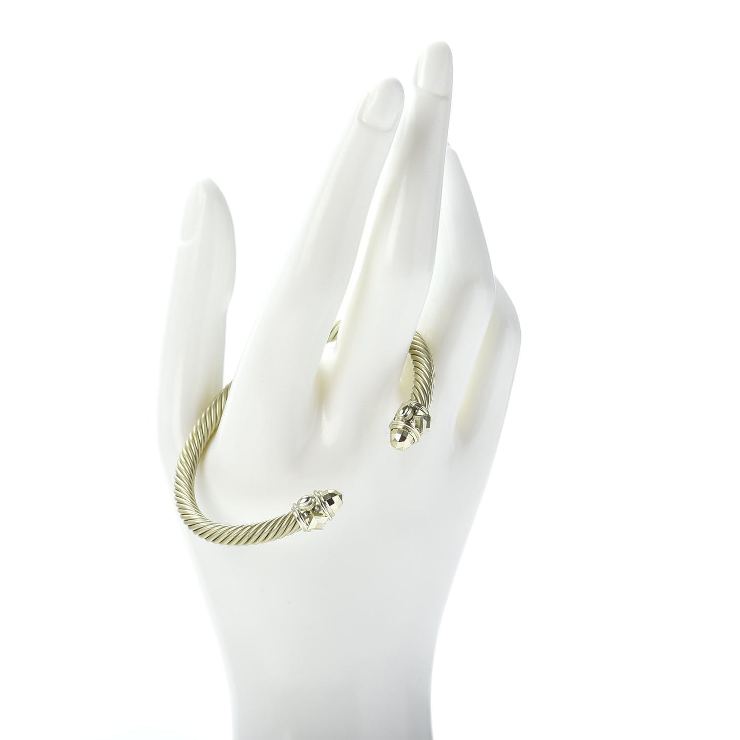 Aluminum 5mm Renaissance Bracelet Pale Gold